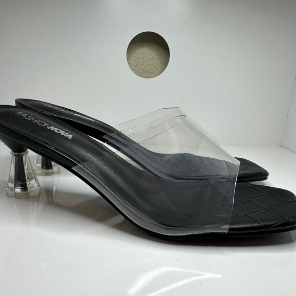 Monika Heeled Mules - Black - Picture 3 of 7